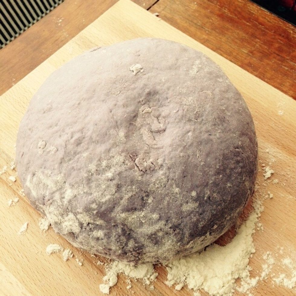 Form a ball and set aside for 10min