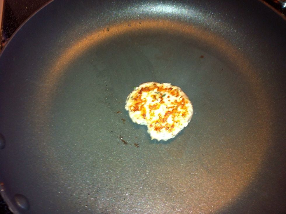 Form a small sample Patty and fry until cooked thoroughly so you can taste the spice mixture and then adjust the seasonings as necessary before stuffing your sausage.