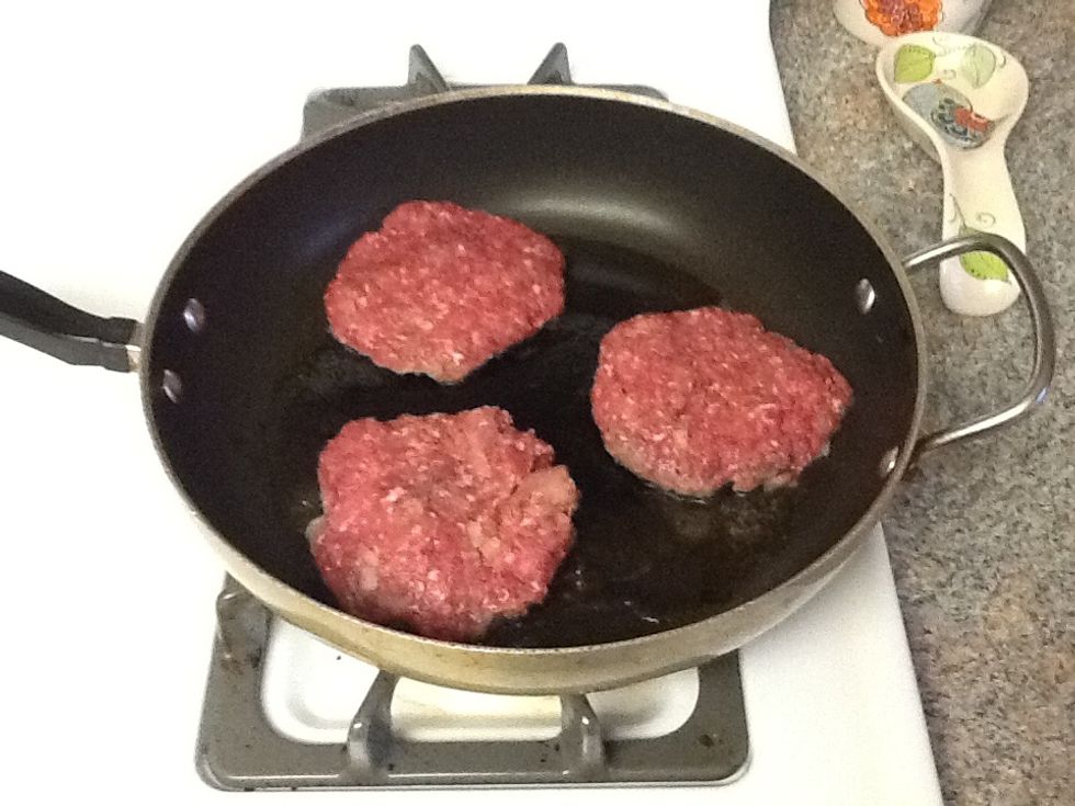 Form it into 3-4 patties and brown in oil.