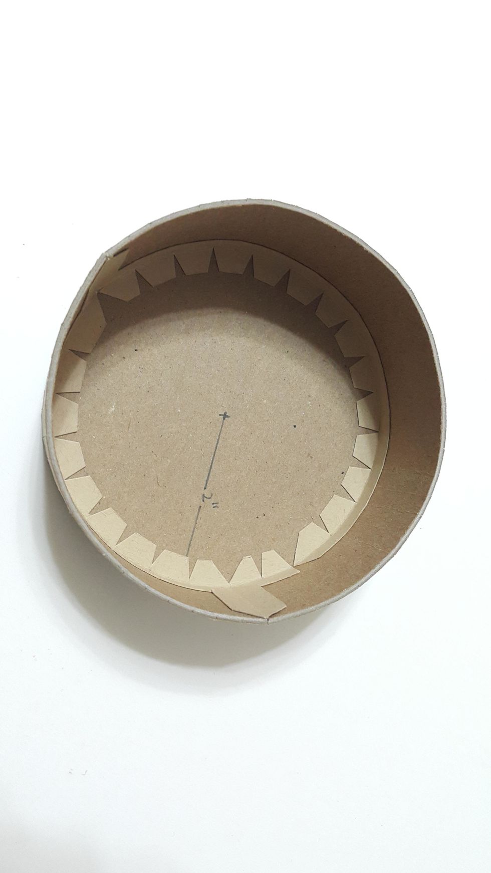 Form it into shape using connecting strips
