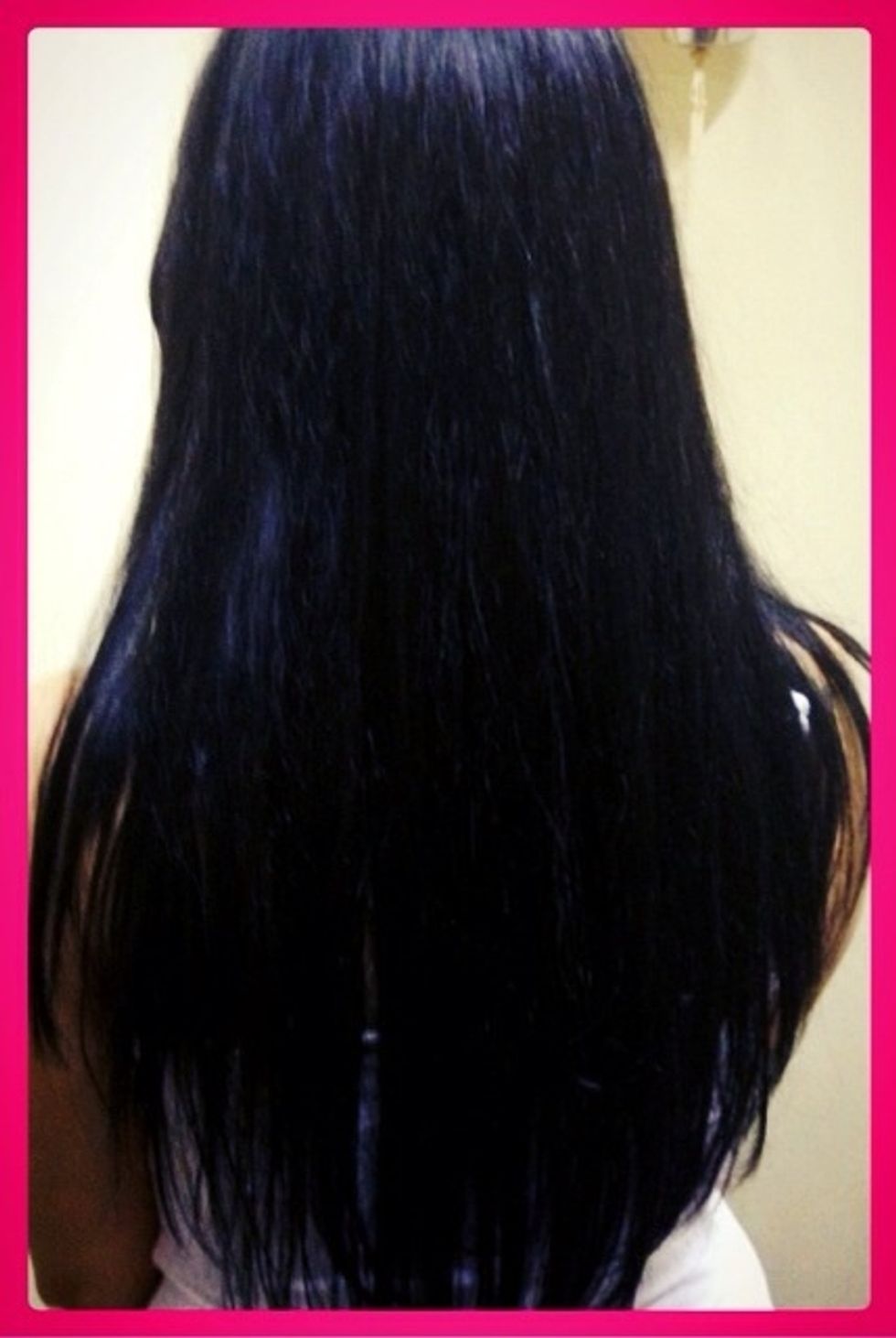 Form of hair from the back.