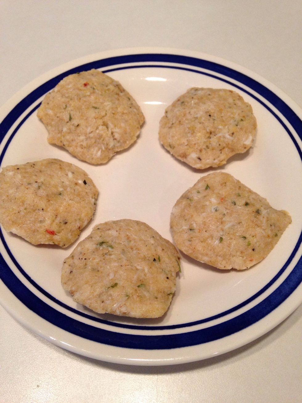 Form small patties.