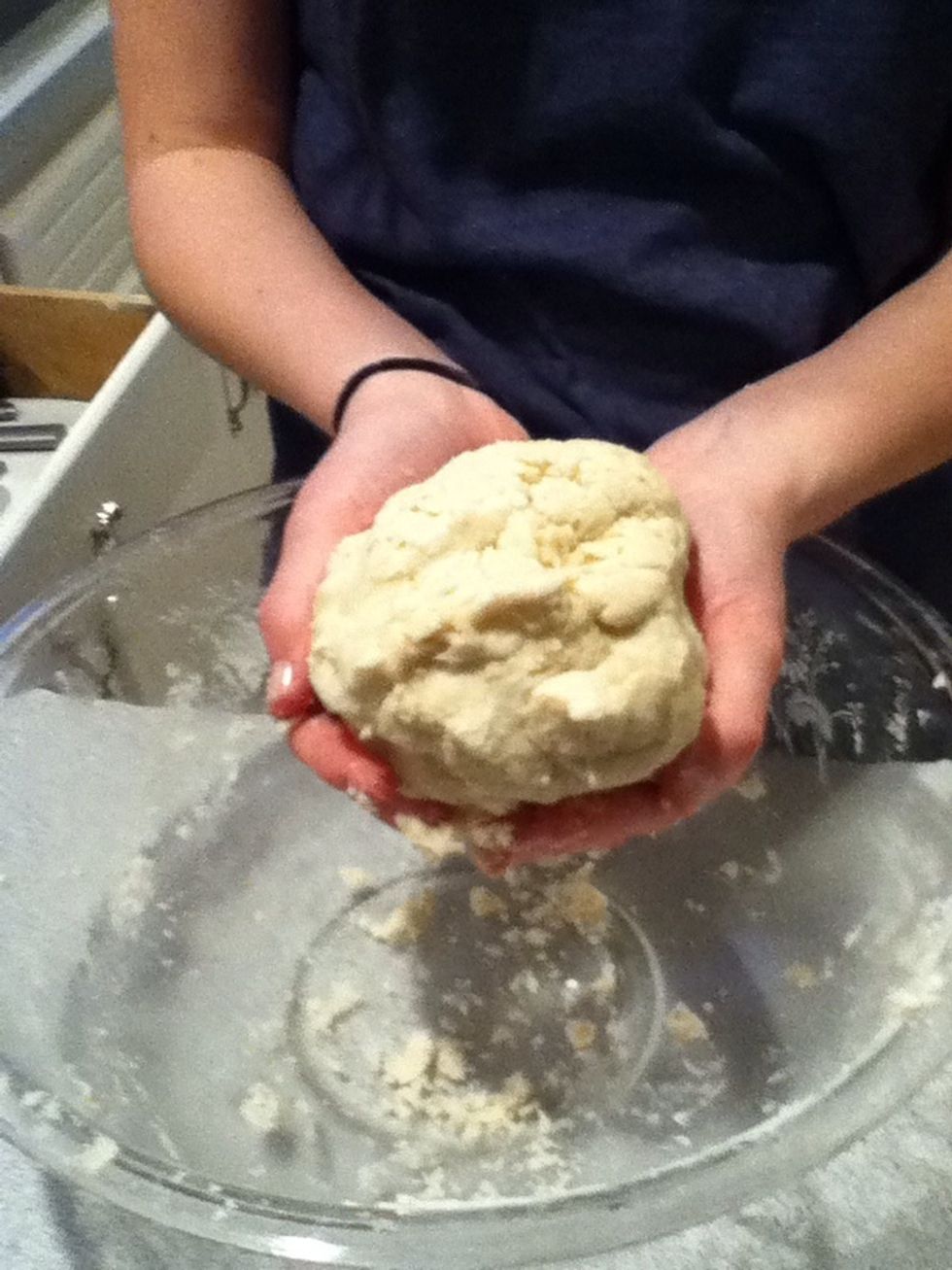 Form the dough into a ball.