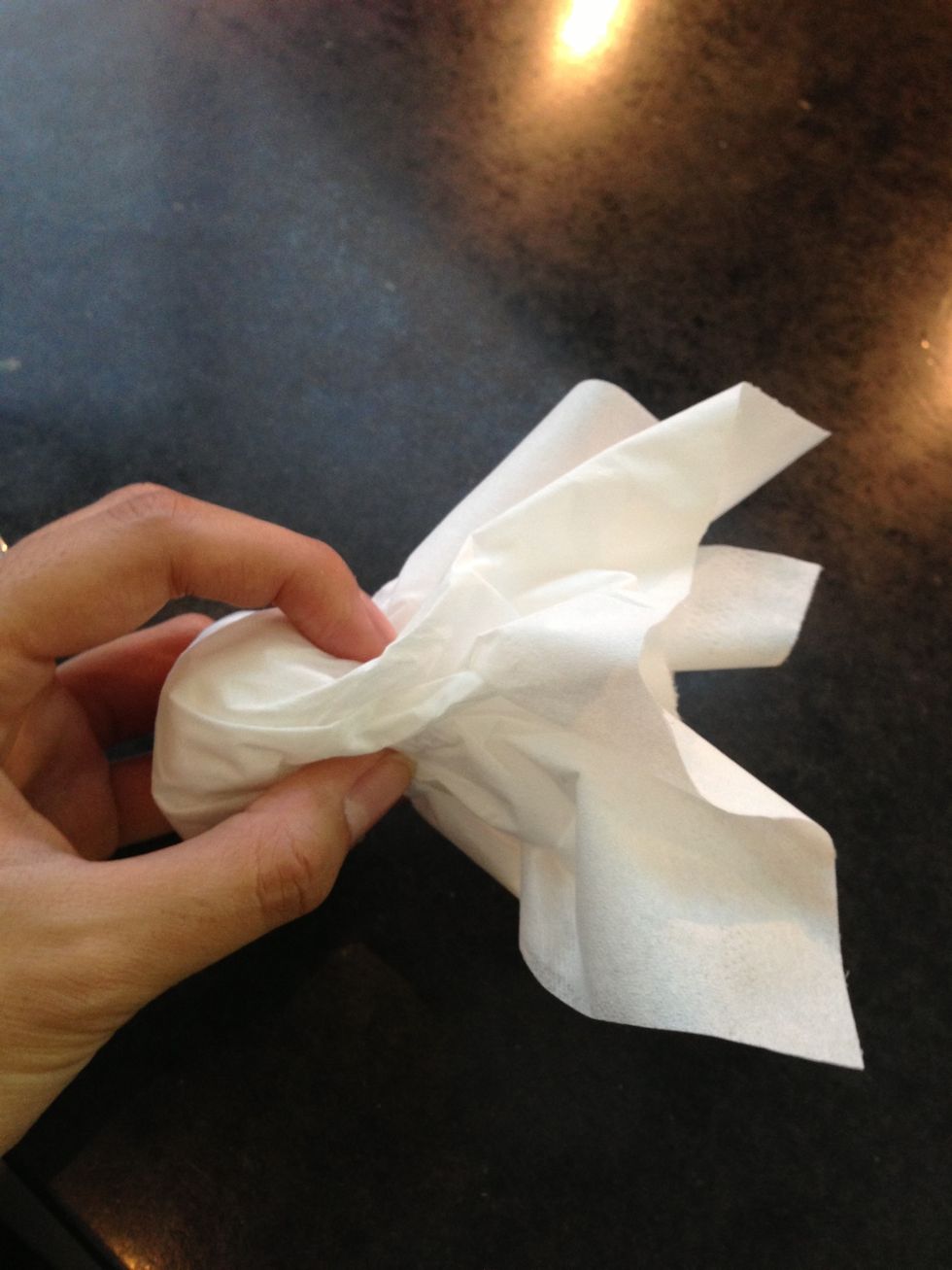 Form the head and gently twist the neck