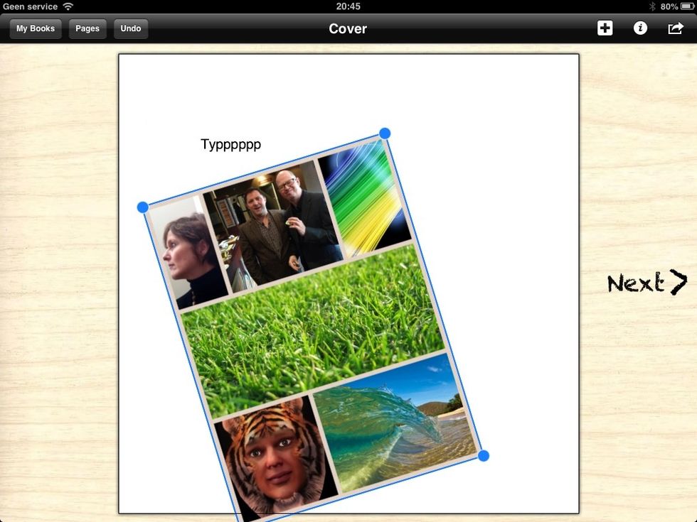 Foto toegevoegd? Je kunt de foto groter maken en draaien!