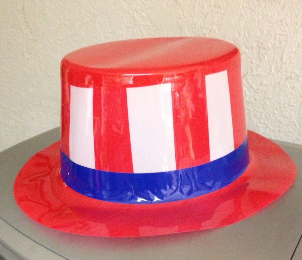 Found this hat at the .99 store.