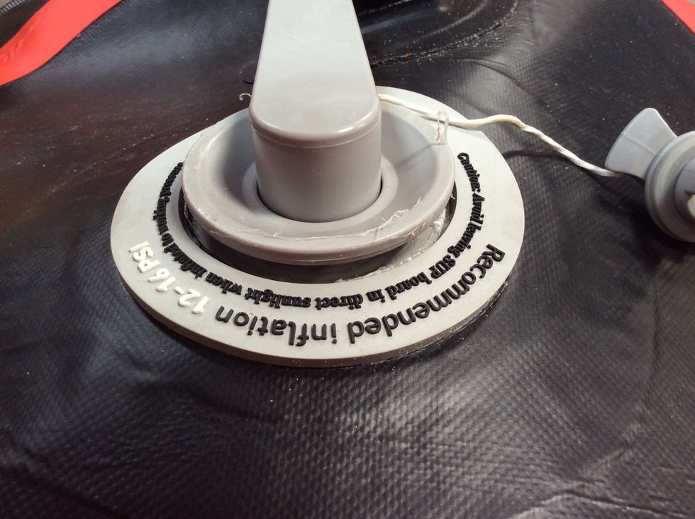 Fourth, begin unscrewing the valve counter clockwise to loosen it. Sometimes it will spin easily. Remember to apply downward pressure so the female part does NOT spin. Otherwise, you'll spin forever.
