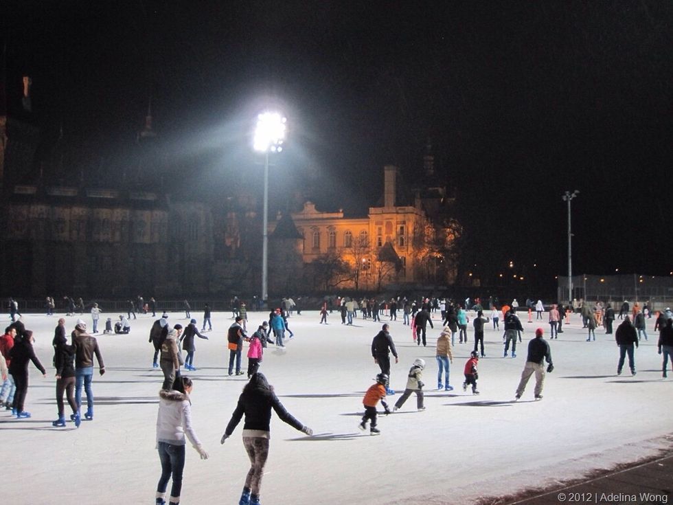 Fourth get on the ice.