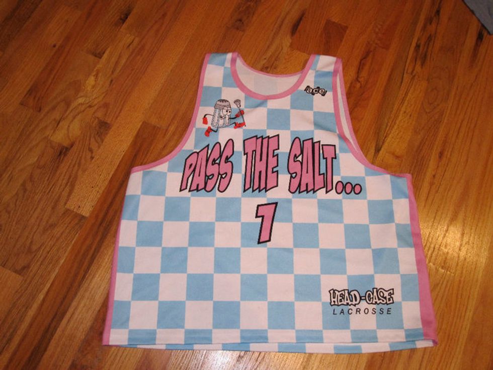 Fourth you put on your jersey.