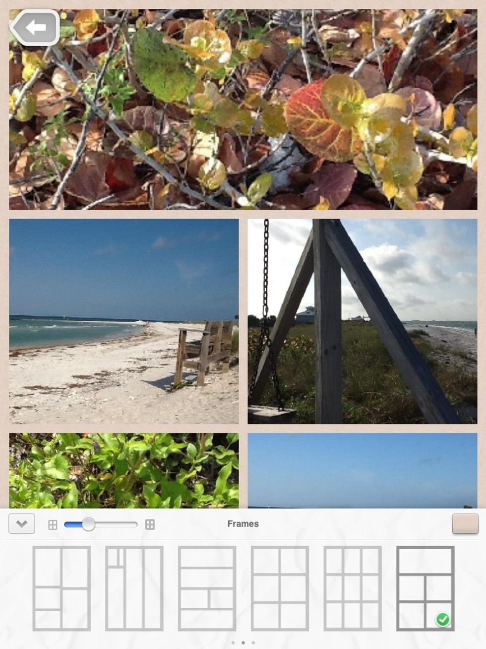 Frames/Layouts --- can adjust the color and thickness .... { great app for creating a "comic" page}