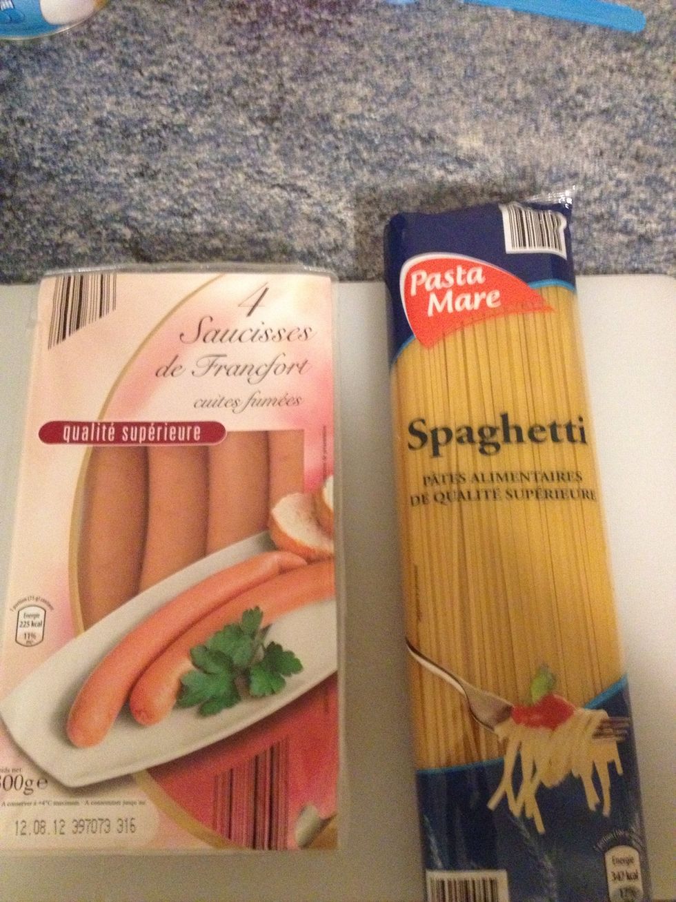 Franks and Spaghetti