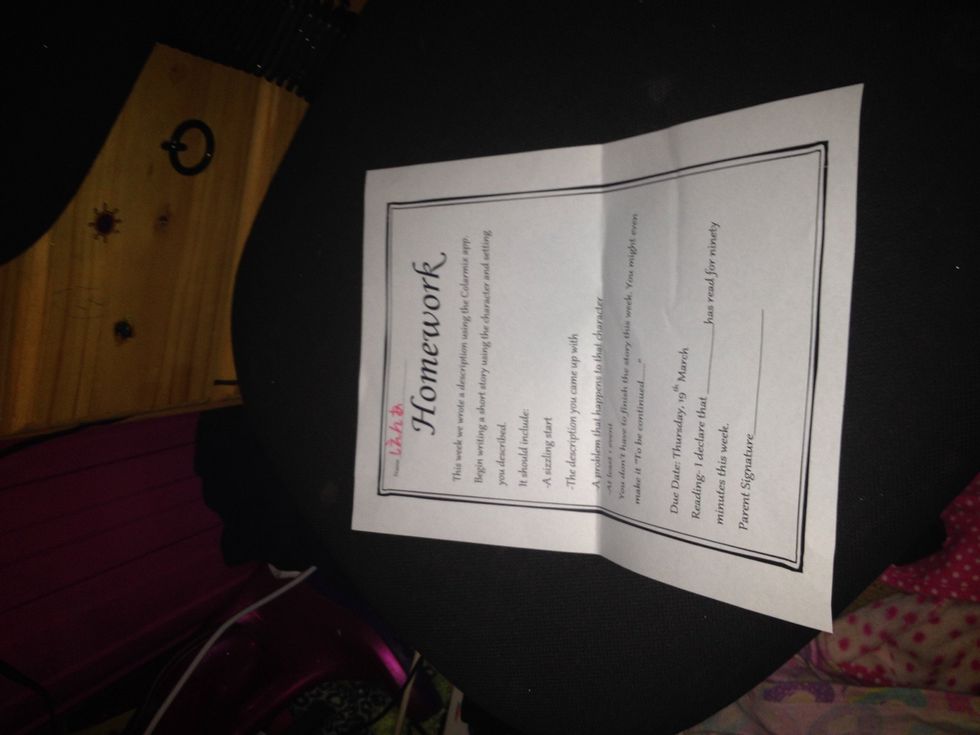 Free time or time to finish that late homework. ^ - ^