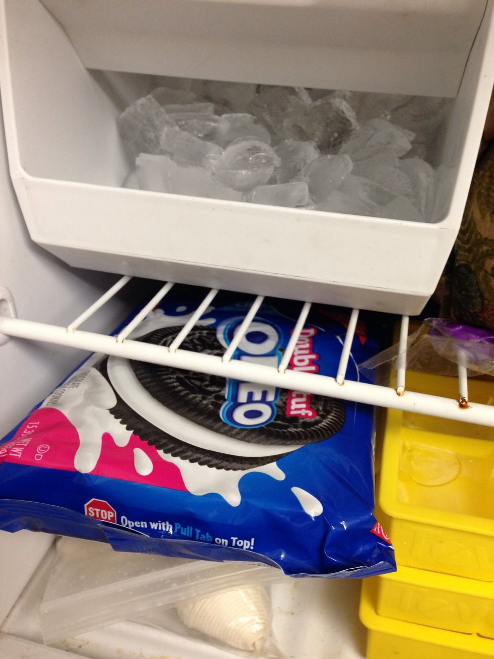 freeze Oreos for 4 hours before