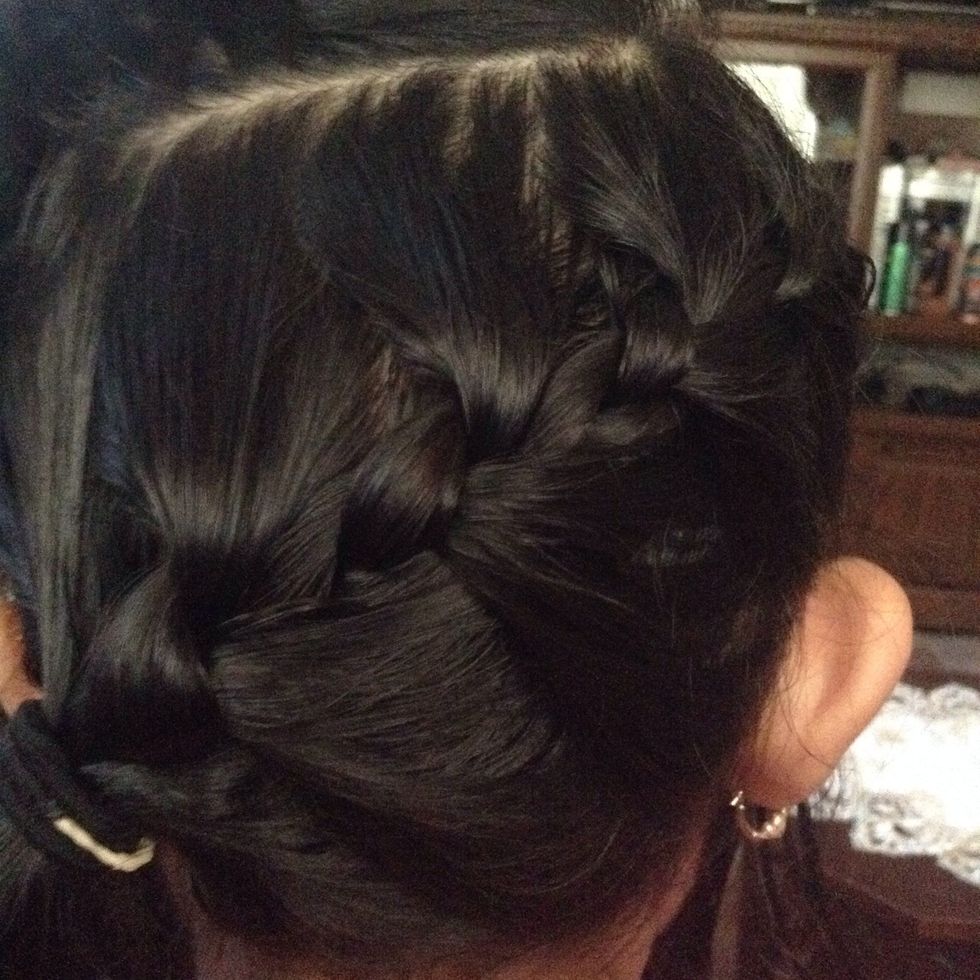 French braid the rest of your hair