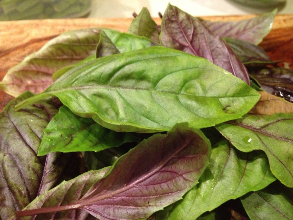 Fresh basil leaves, chopped
