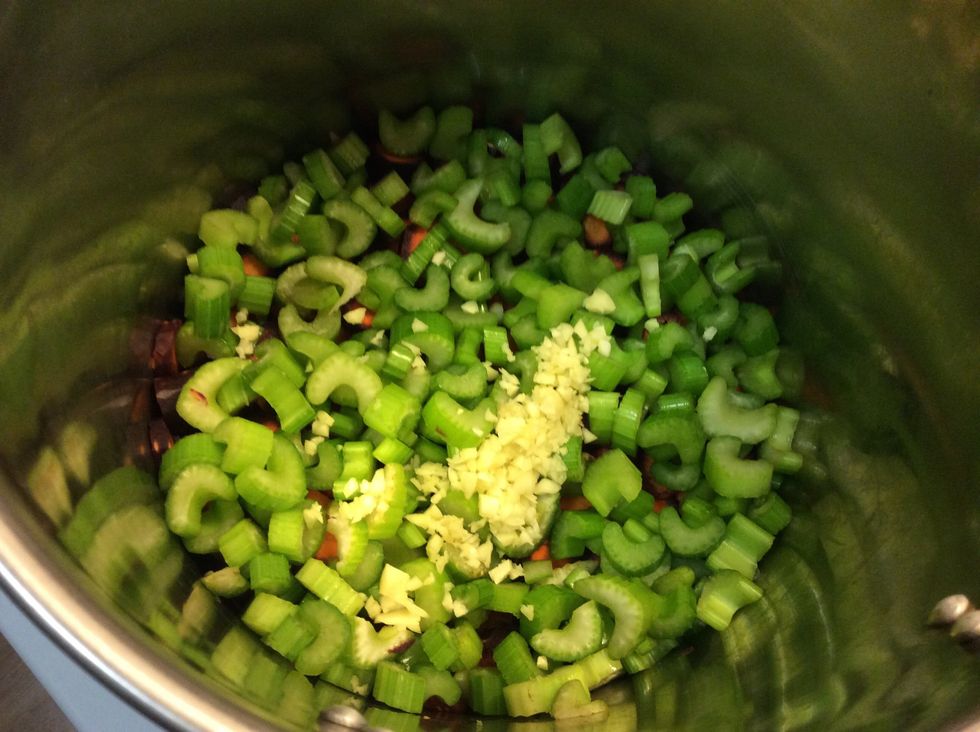 Fresh chopped garlic