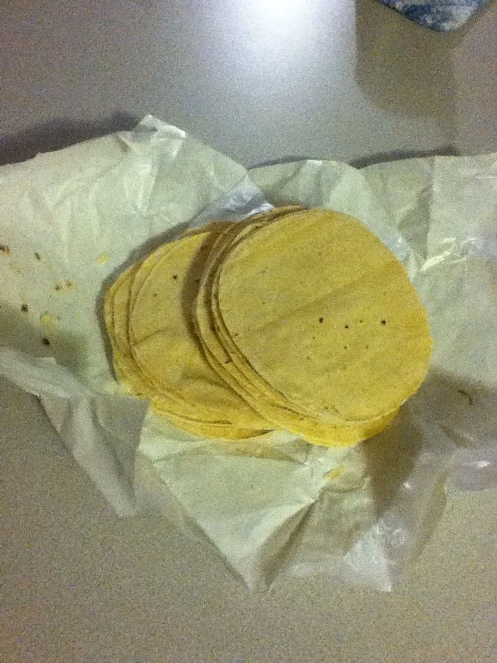 Fresh corn tortillas! The tortilleria I use sells 'em by the pound in butcher paper. Find a place that makes them daily and you'll be glad you did.