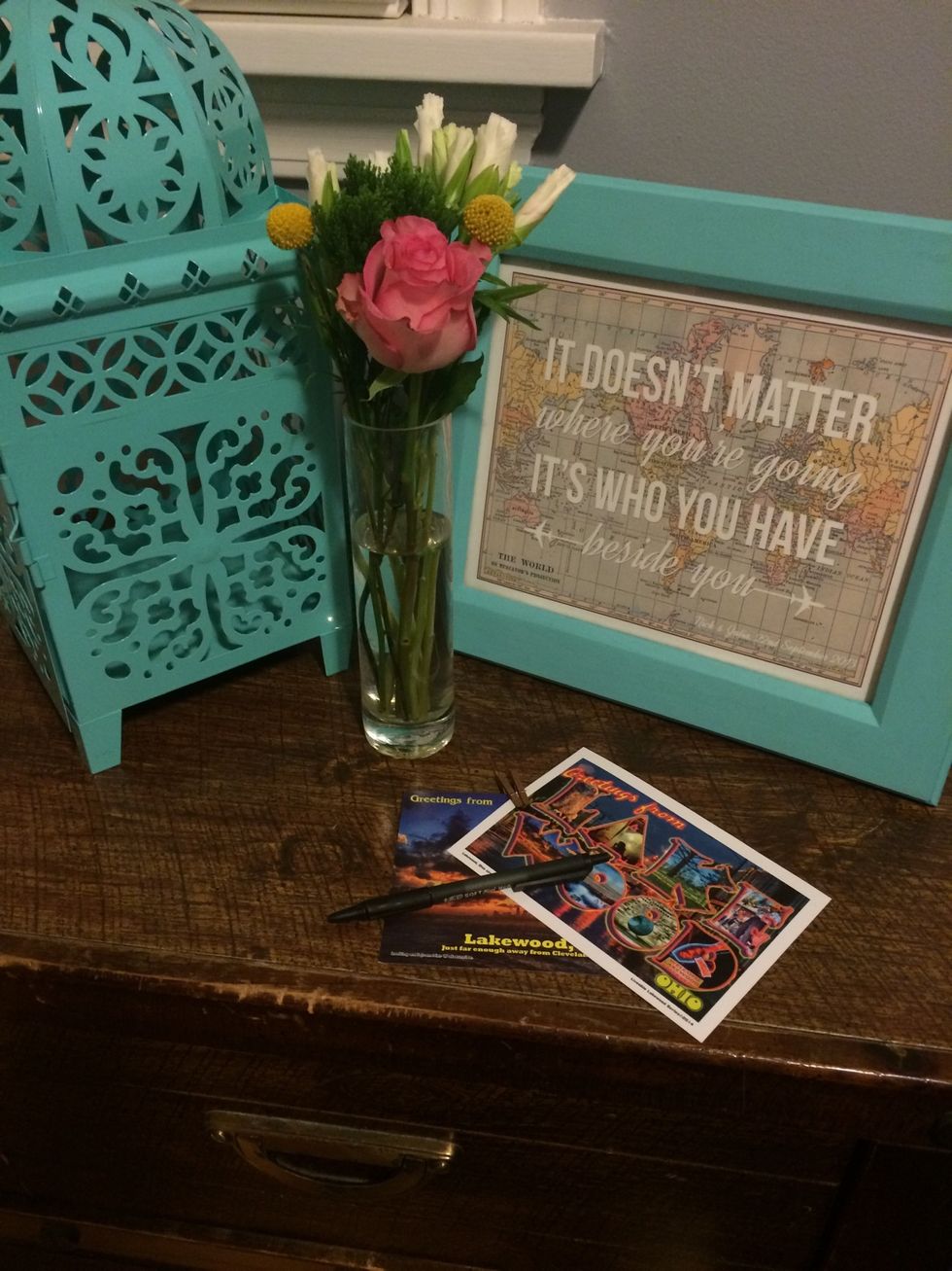 Fresh flowers for some extra pampering!