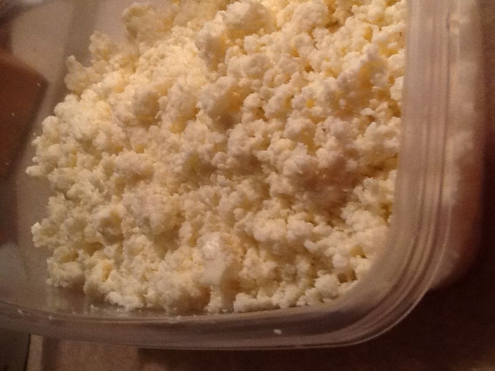 Fresh Mexican cheese graded