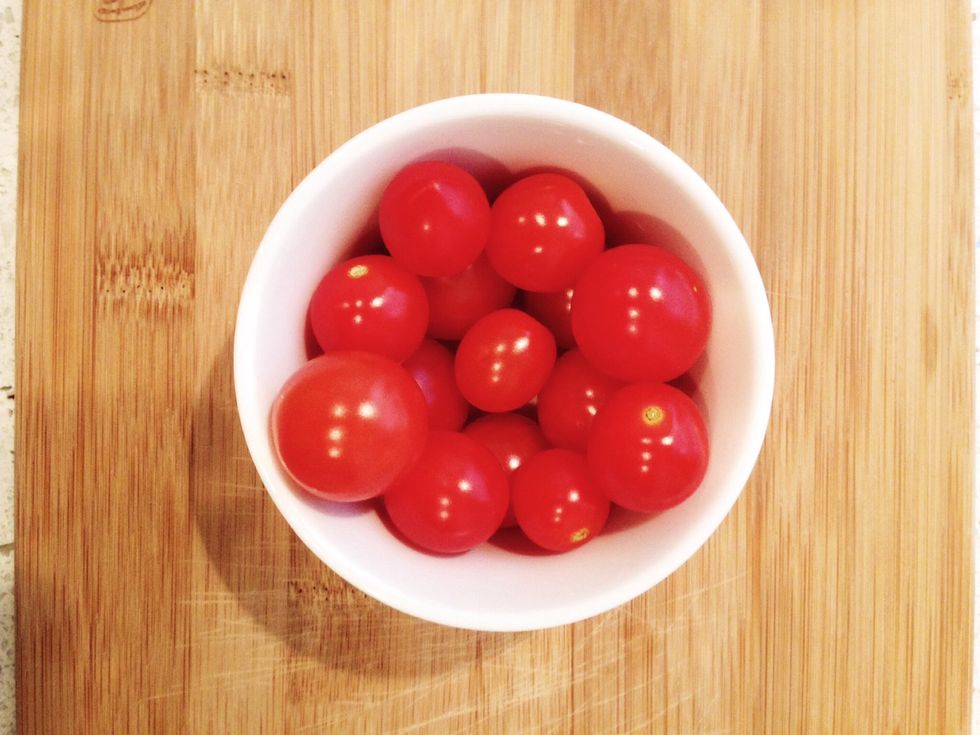 Fresh picked is obviously the way to go. Put these red babies in the bowl with the kale.