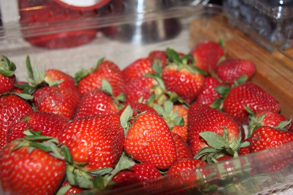 fresh strawberries