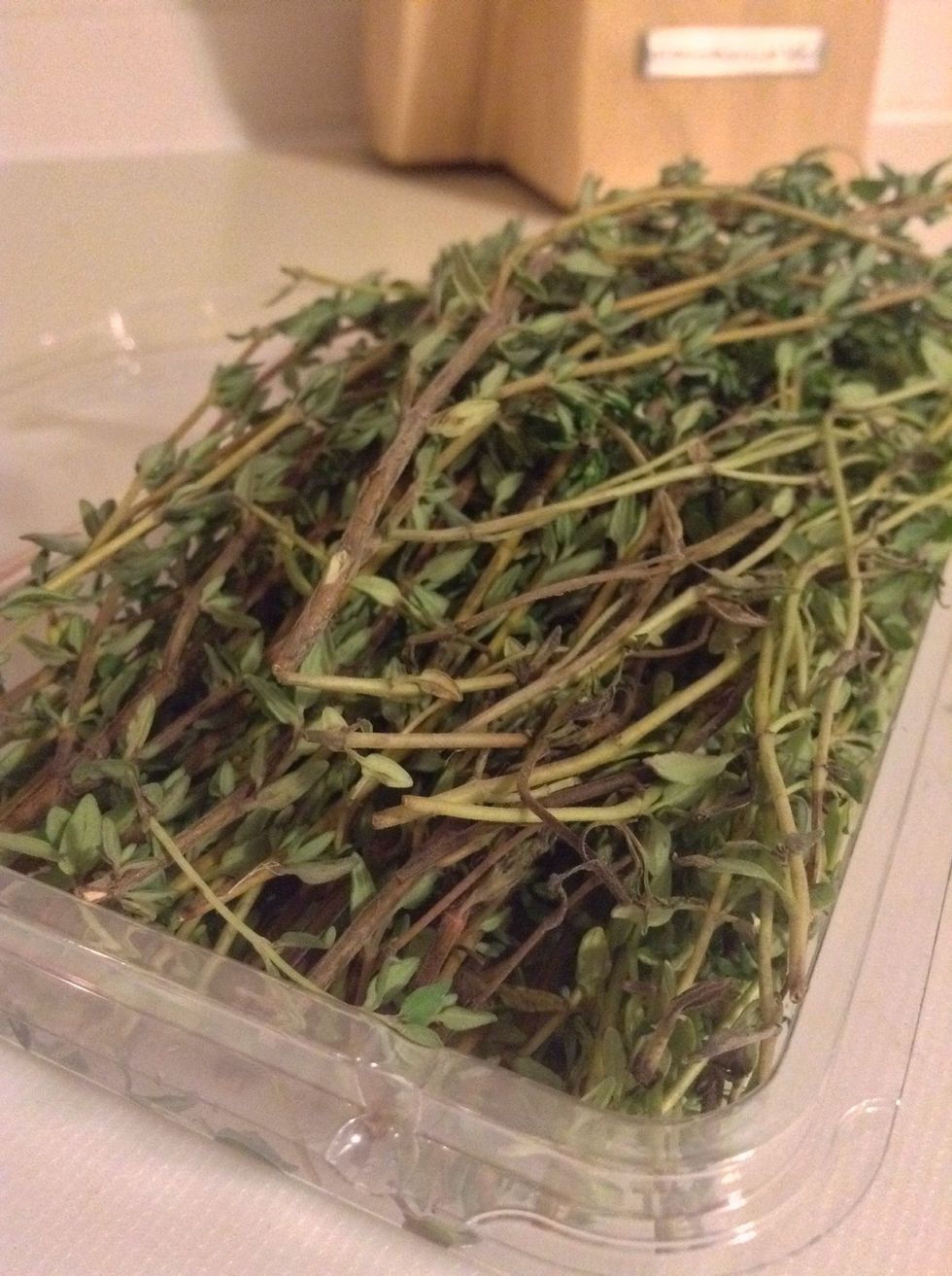 Fresh thyme is essential in this recipe because it brings the flavour in this dish to a whole new level! You can use dried but it won't be as flavourful.