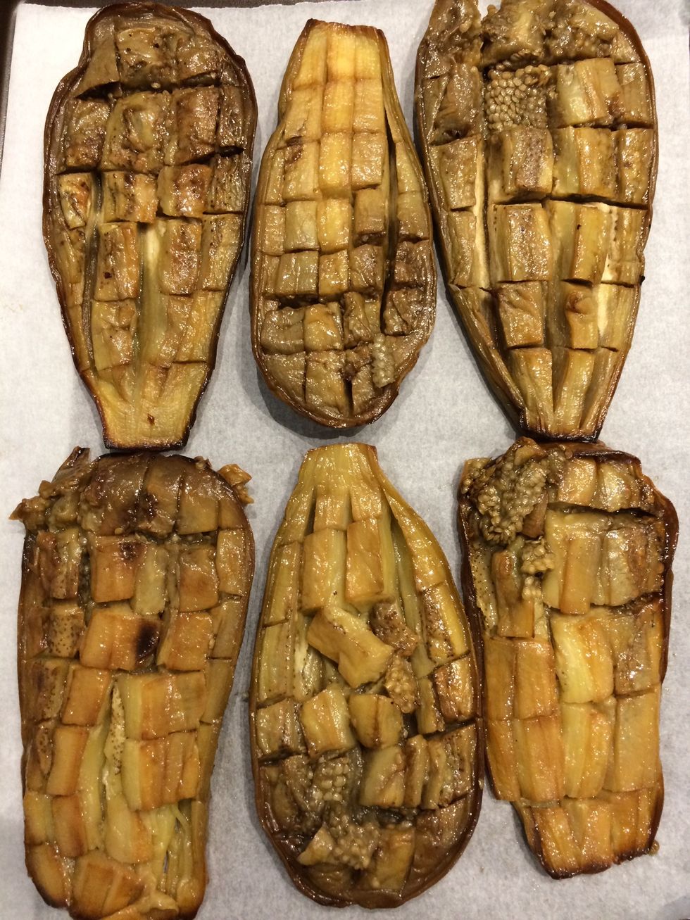 fried aubergines or oven roasted