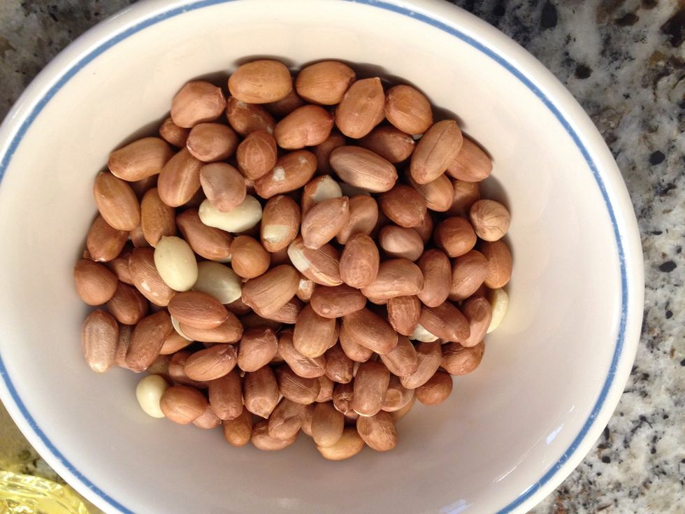 Fried the nut first with some salt