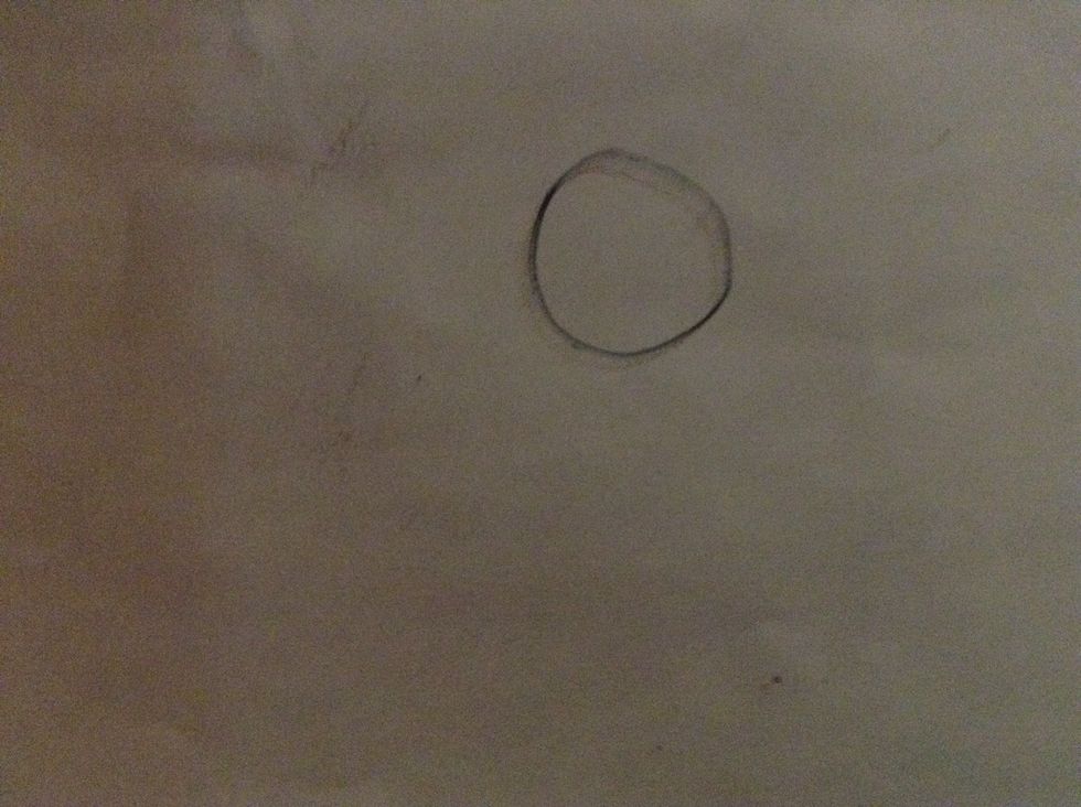 Frist, grab a penlice and earser and a paper then draw a head for the dog