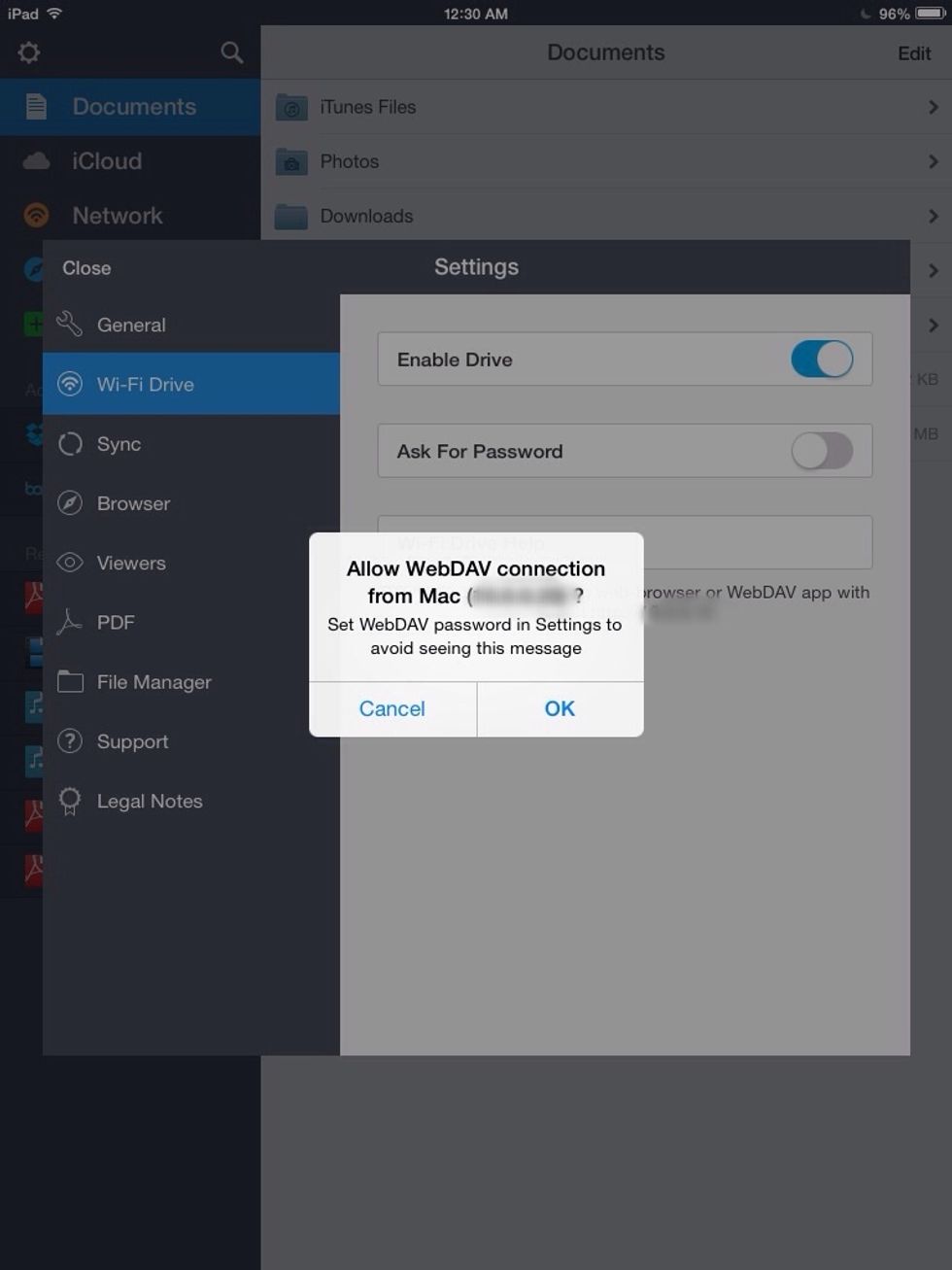 From any other device that is also connected to your wifi, you can enter that url in any browser, and...