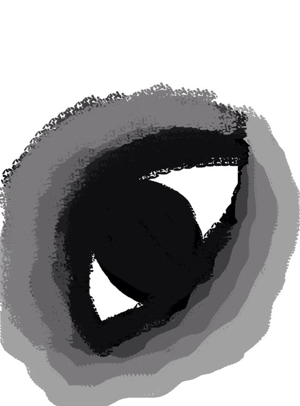 From black, use a dark grey, one almost black. Then a lighter one, but not too much brighter and then...