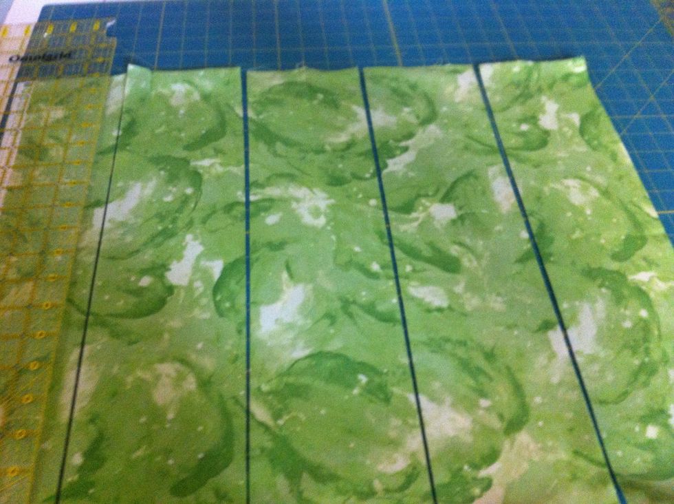 From both fat quarters.