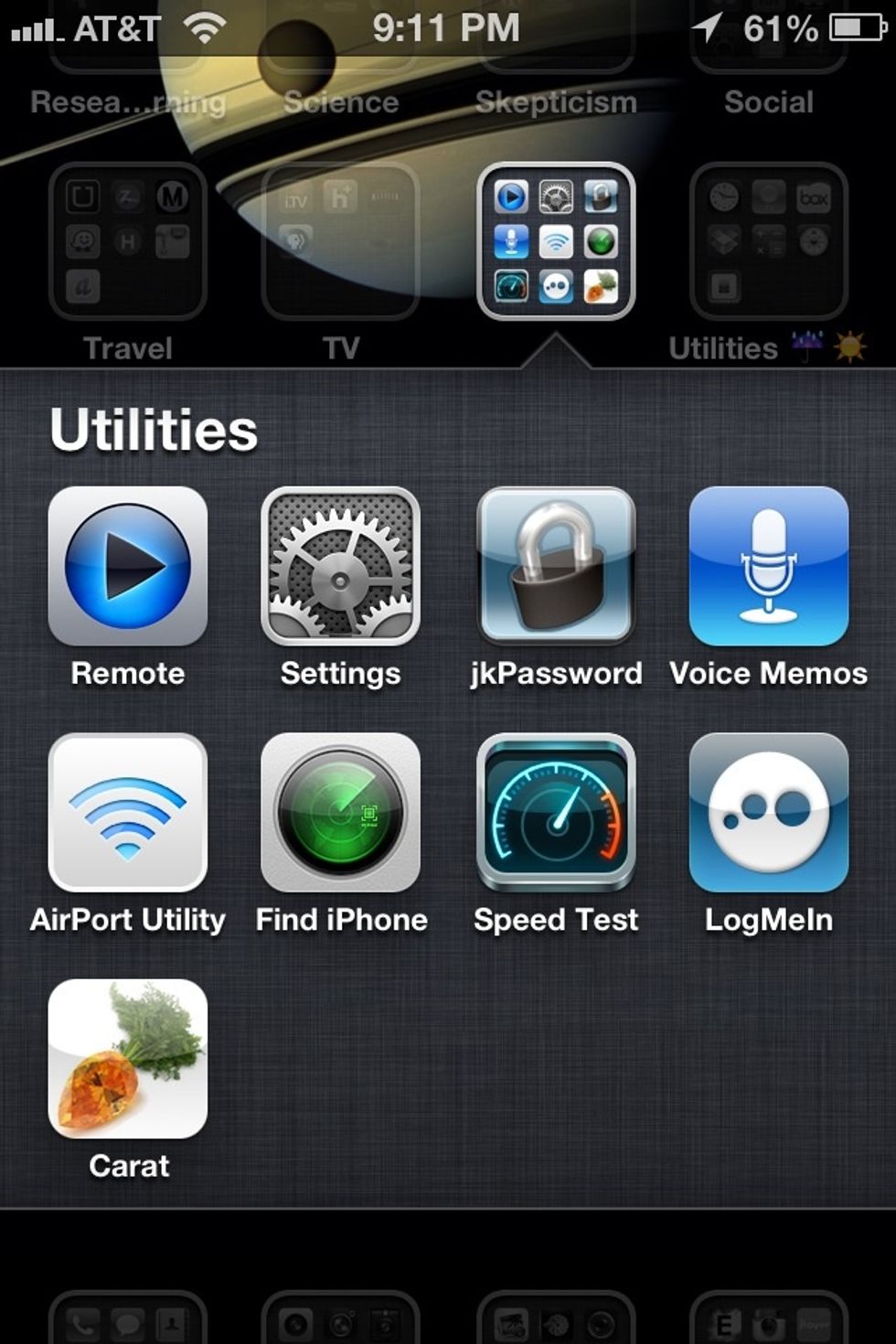 From iOS 6 go to Settings