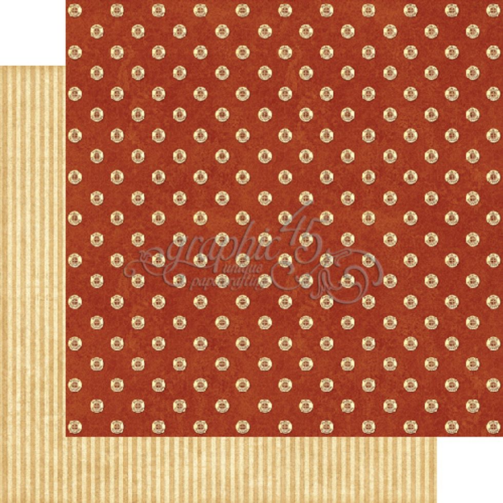 From "On the Dot" (Red w/circles)Cut: 2 ea. 3 5/8" wide x 1 1/2" tall and 1 ea. 3 5/8" wide x 3 3/4" tall Also (Stripe side)Cut: 1 ea. 1 3/4" wide x 3 5/8" tall and 1 ea. 3 5/8" wide x 3 3/4" tall.