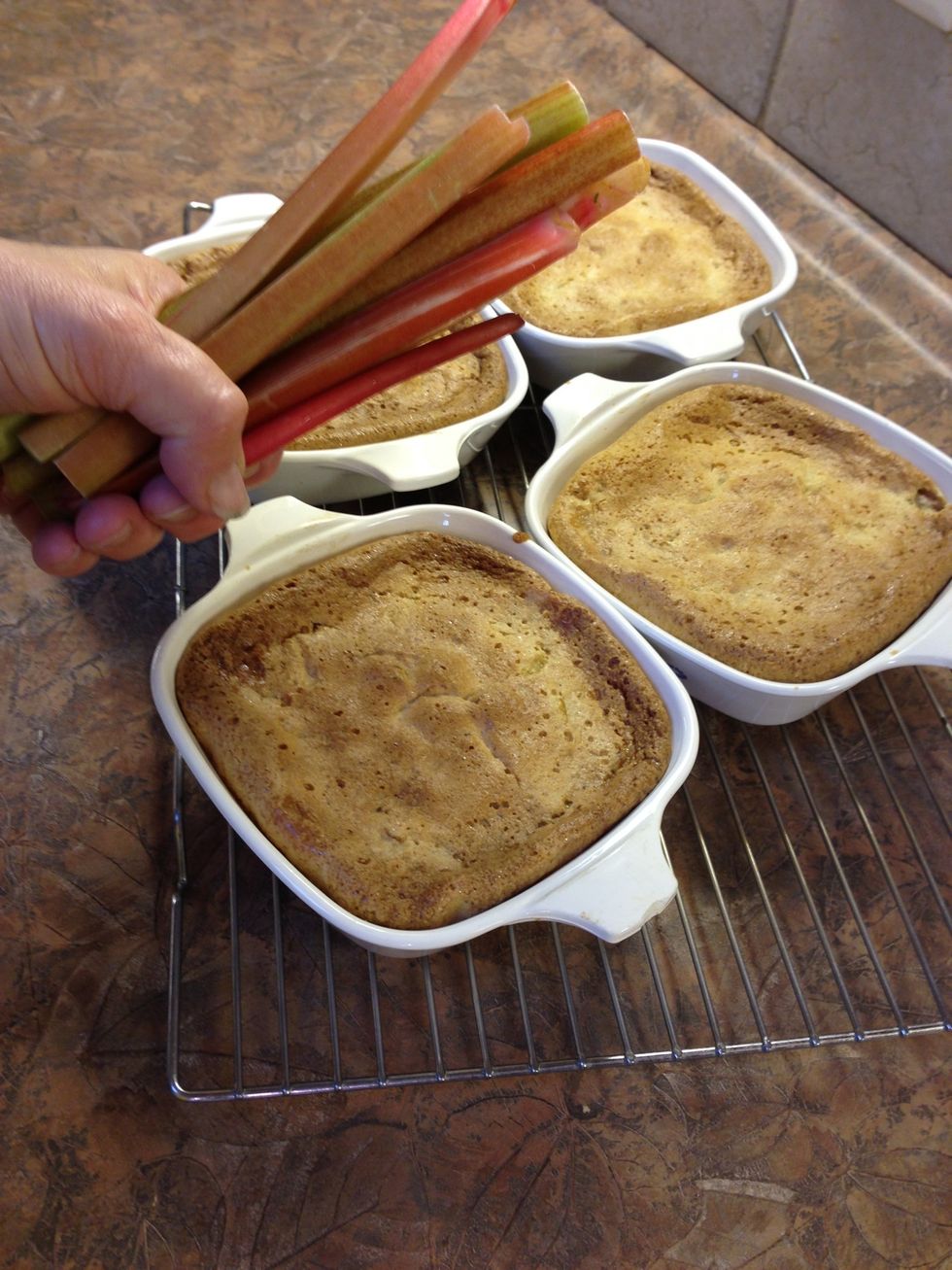 From stalks to dessert.