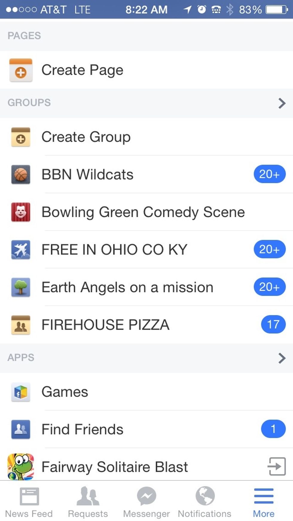 From that scroll down to - Apps. See the title - Games? Tap that.
