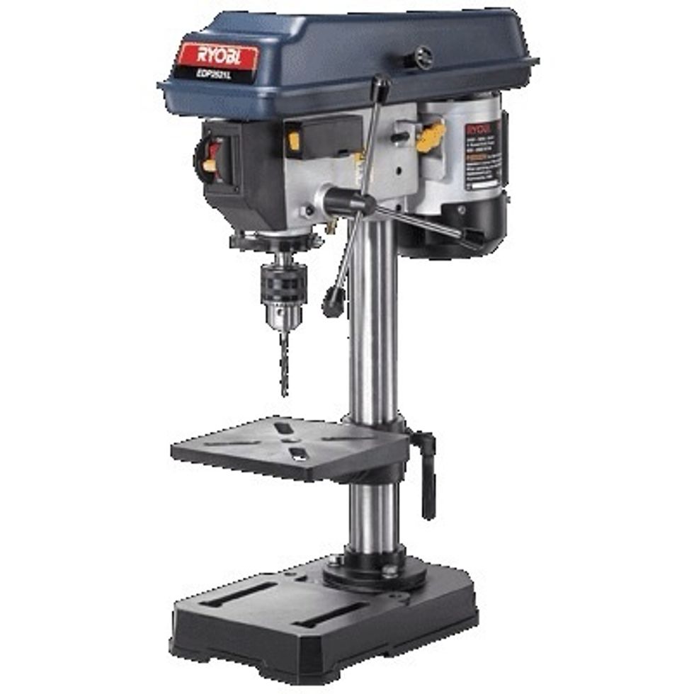 From the end of the handle count a 15mm mark with a screwdriver. Then drill it in with a drill press. Then sand in it. You can also sand the board again.