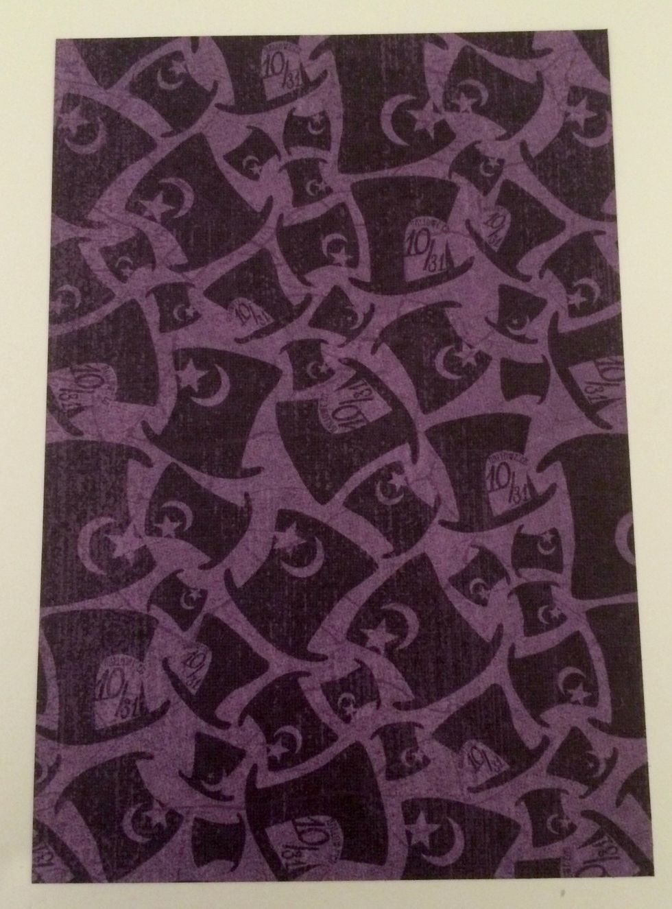 From the Mad Hatter paper, cut a piece that measures 4 1/2" x 6 1/2".