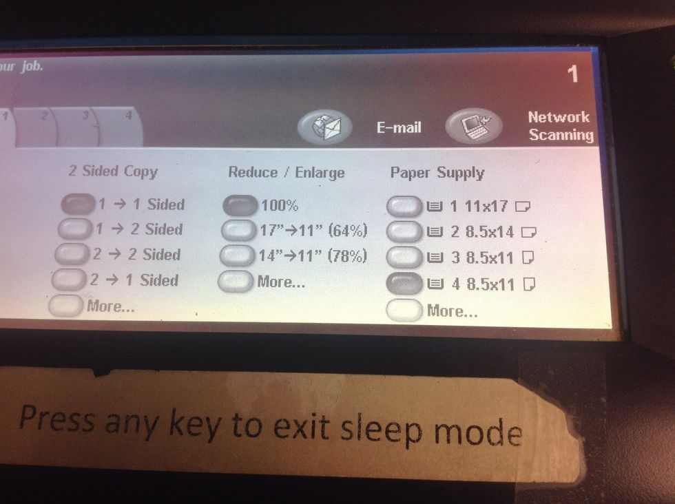 From the Main Menu screen, select E-mail (top right of the screen)