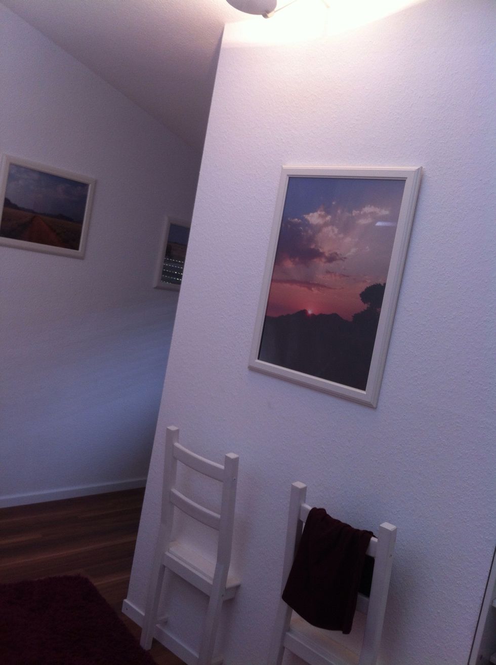 From the outside is will look like a normal wall, you can even hang pictures or mount something else.