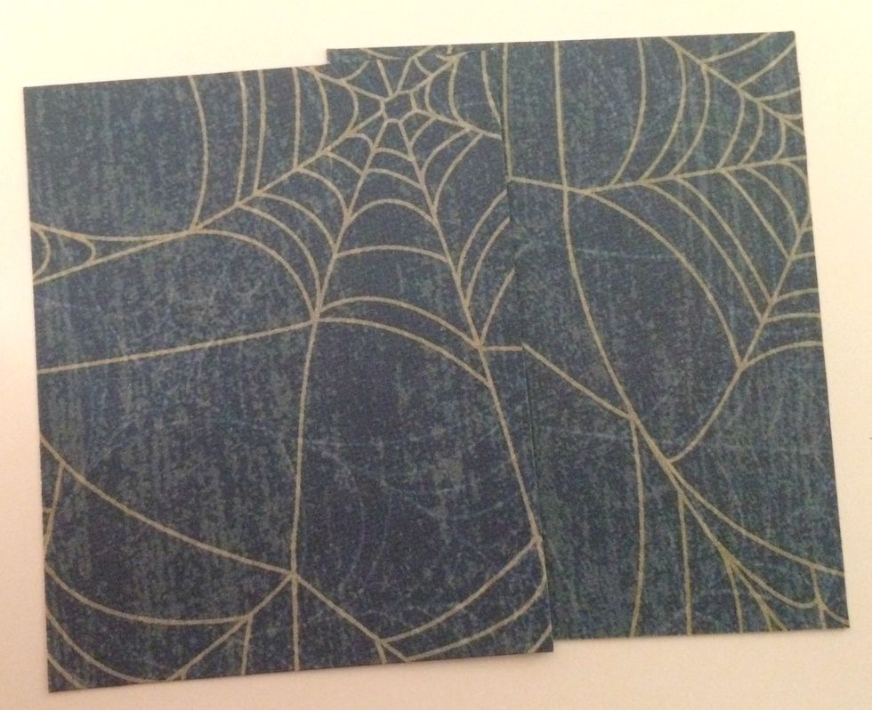 From the Uncommon Nonsense paper, cut out one piece that measures 2" x 2".