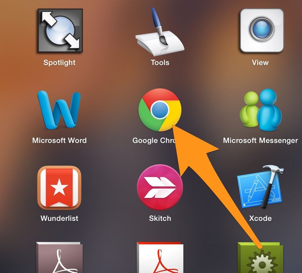 From your computer, launch Chrome.