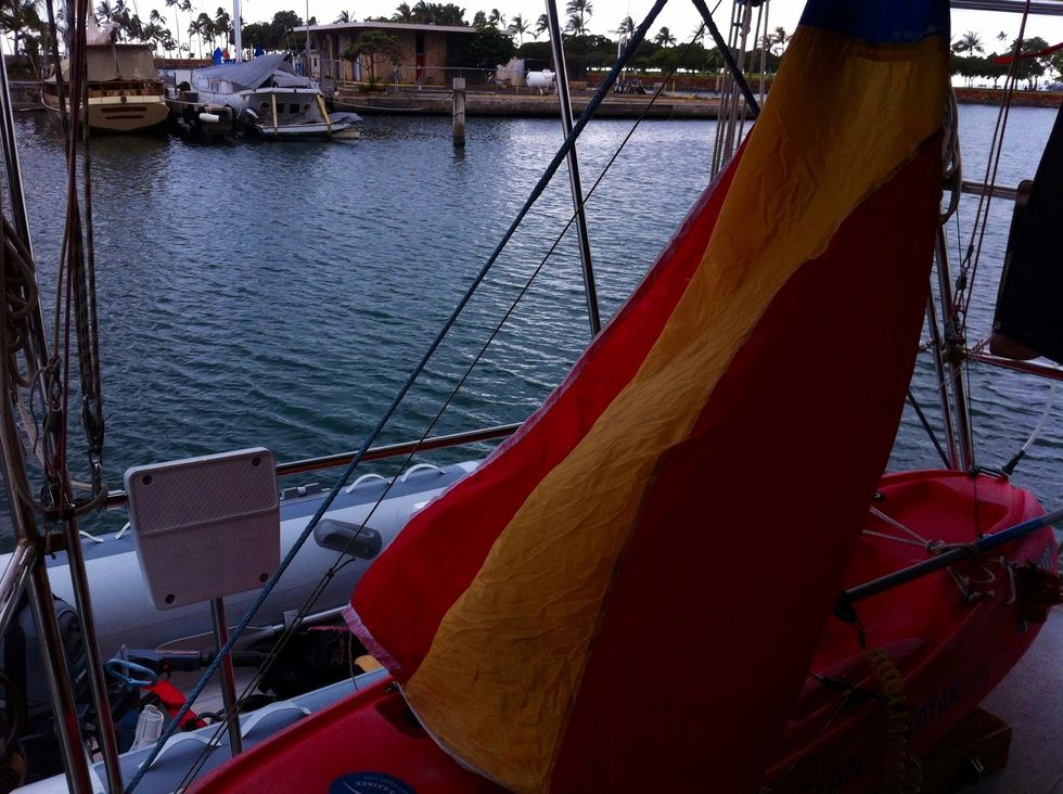Front of sail