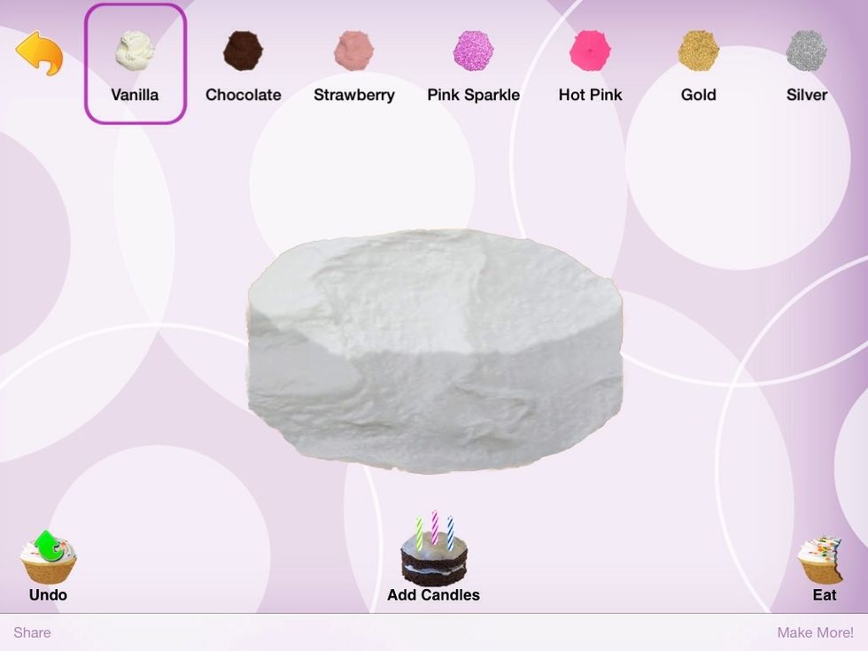 Frost that layer too.