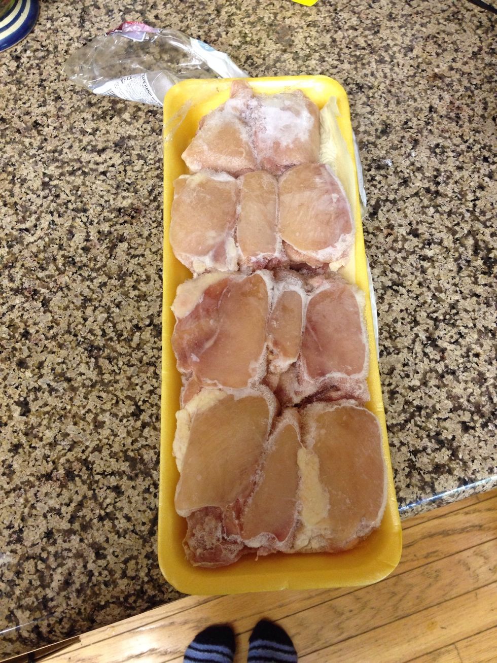 Frozen chicken
