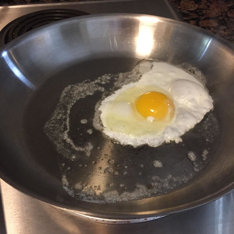 Fry an egg for each person eating.