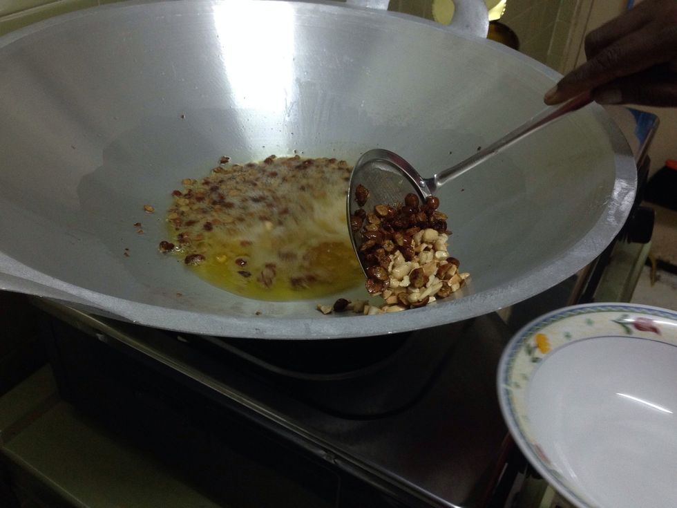 Fry both for few seconds.