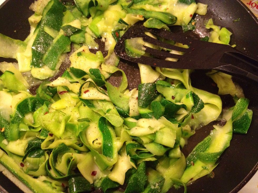 Fry for a minute or so...