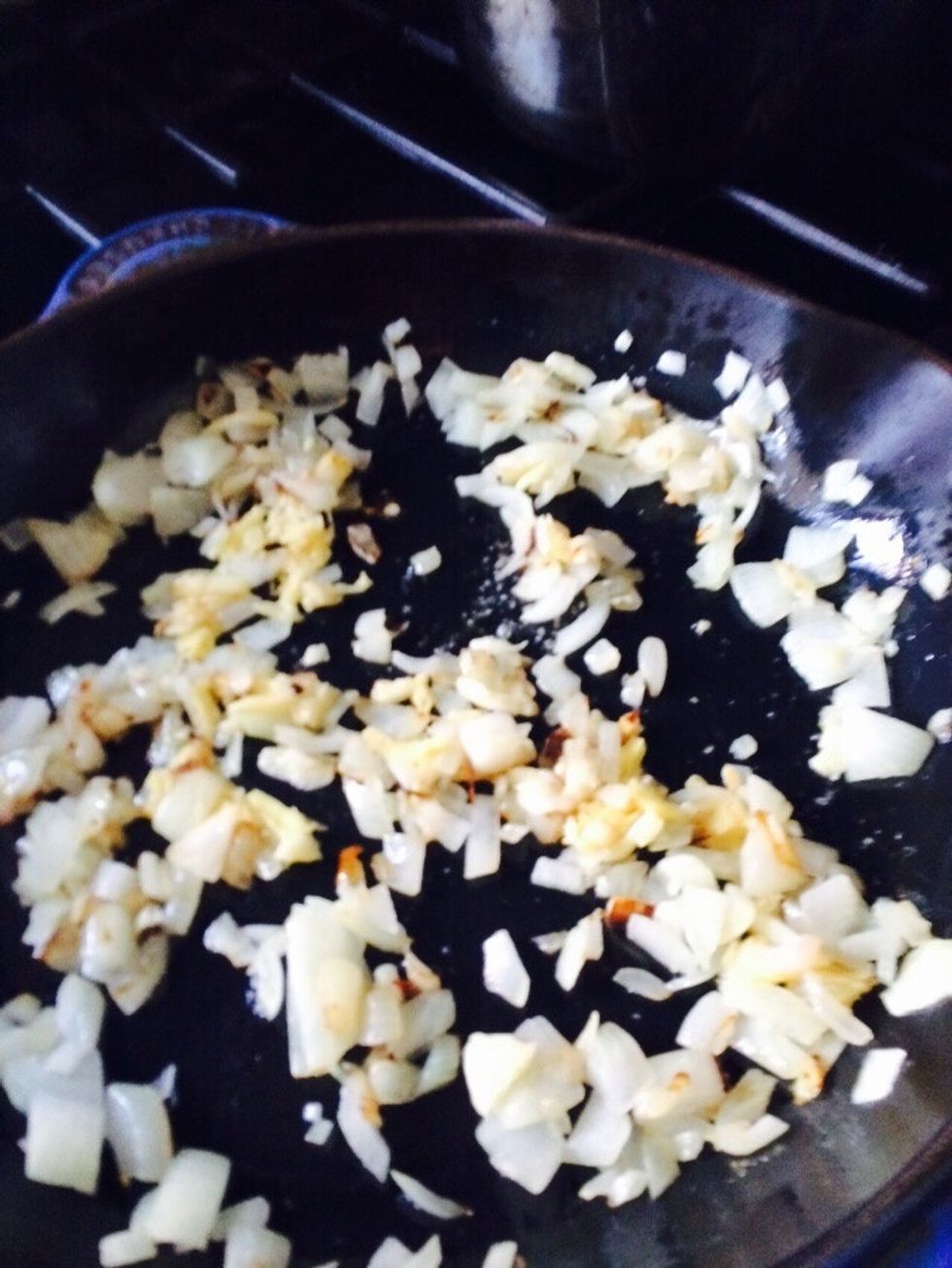 Fry in a tablespoon of oil