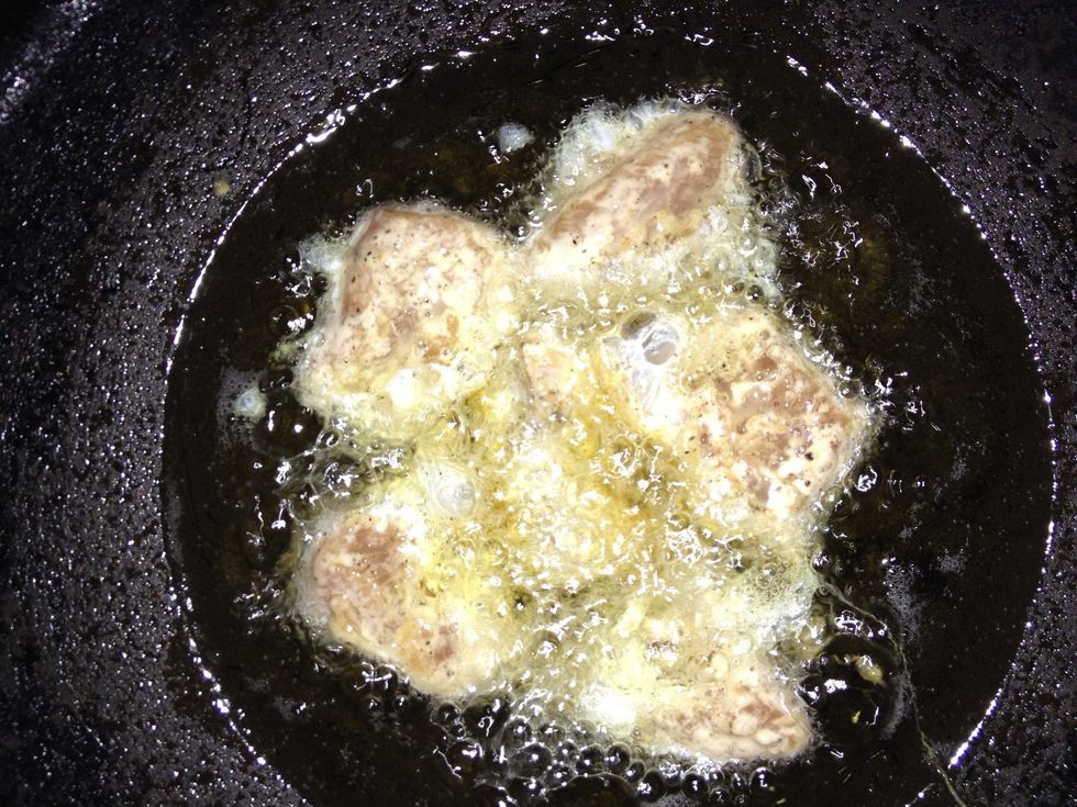 Fry in hot oil till golden brown